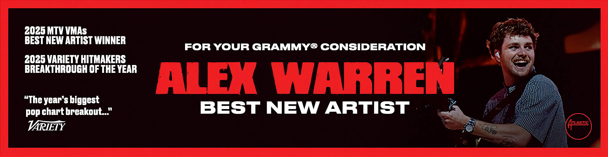 Warner Music Group campaigns first seen Dec 2025.