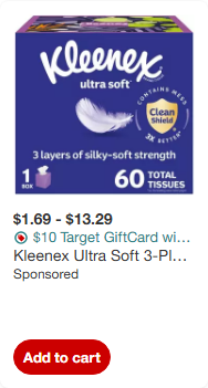 Kleenex campaigns first seen Jun 2025.