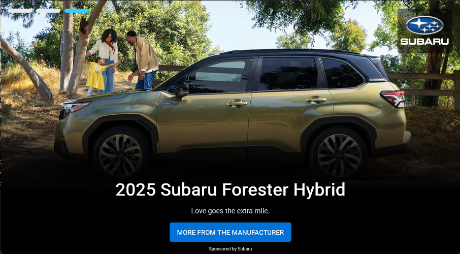Fuji Heavy Industries campaigns first seen Oct 2025.