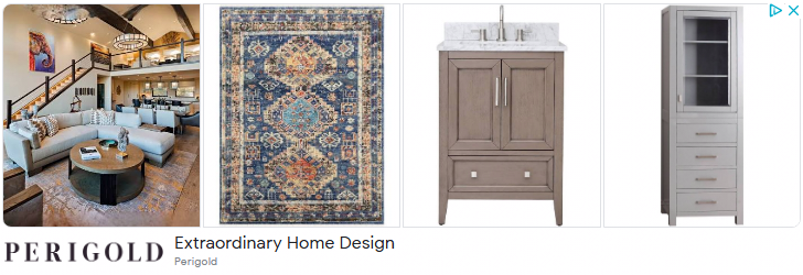 Perigold campaigns first seen Jan 2025.