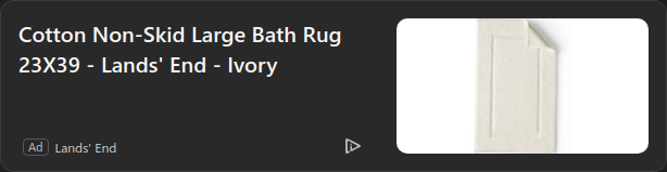 Lands' End Direct Merchants campaigns first seen Sep 2025.