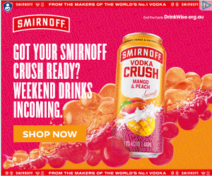 Smirnoff campaigns first seen Jul 2025.