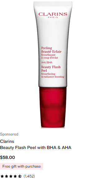 Clarins Face campaigns first seen Jul 2025.