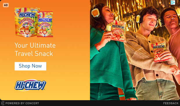 Hi-Chew campaigns first seen Mar 2025.