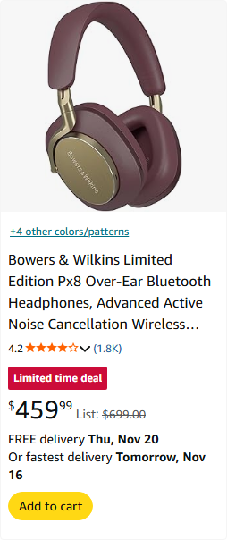 Sound United campaigns first seen Nov 2025.