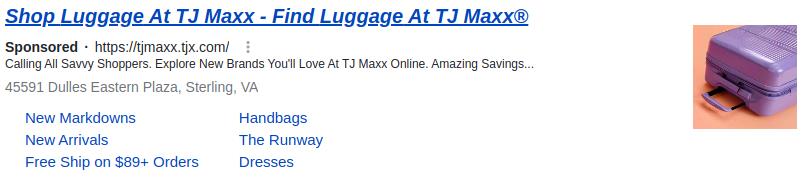 T.J. Maxx campaigns first seen Apr 2025.