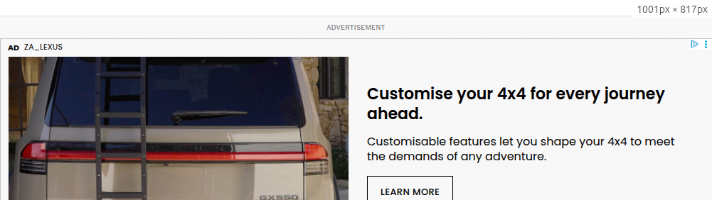 Toyota Motor campaigns first seen Jan 2026.