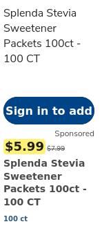 Splenda campaigns first seen Apr 2025.