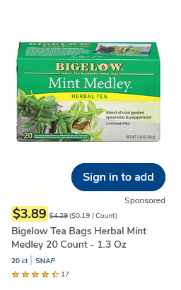 R.C. Bigelow campaigns first seen Mar 2025.