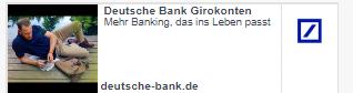 Deutsche Bank campaigns first seen Nov 2024.