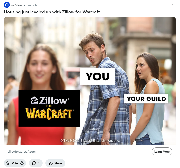 Zillow campaigns first seen Mar 2026.