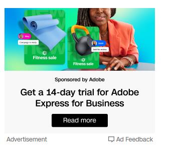 Adobe Creative Cloud campaigns first seen May 2025.