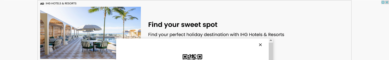 Holiday Inn Hotels & Resorts campaigns first seen Nov 2024.