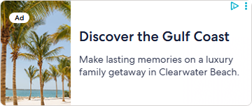 St. Petersburg Clearwater Area Convention & Visitors Bureau campaigns first seen Jun 2025.