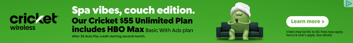 Cricket Wireless campaigns first seen Jan 2026.