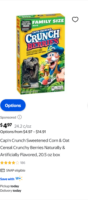 Quaker Oats campaigns first seen Jun 2025.