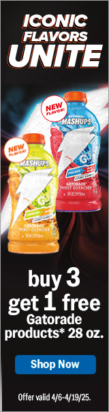 Gatorade Sports Drinks campaigns first seen Apr 2025.