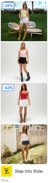 World Of Jeans & Tops campaigns first seen Oct 2025.