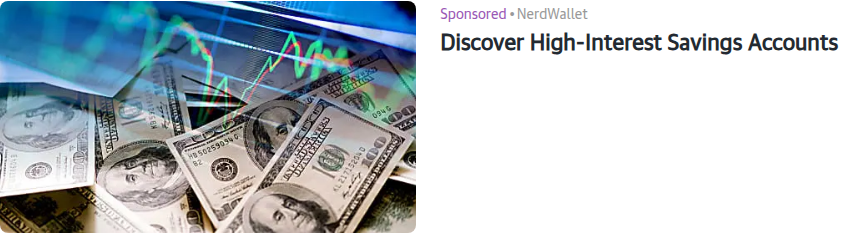 NerdWallet campaigns first seen Apr 2025.