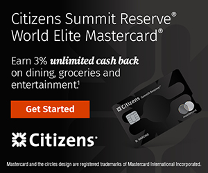 Citizens Bank campaigns first seen Oct 2025.