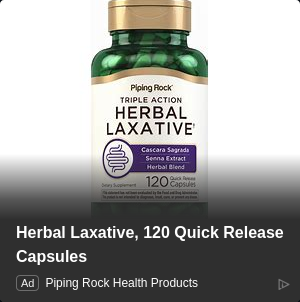 Piping Rock Health Products campaigns first seen Mar 2025.