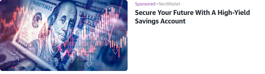 NerdWallet campaigns first seen Mar 2025.