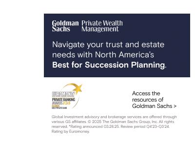 The Goldman Sachs Group campaigns first seen Aug 2025.