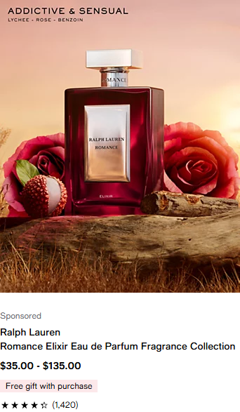 Ralph Lauren Fragrances campaigns first seen Feb 2025.