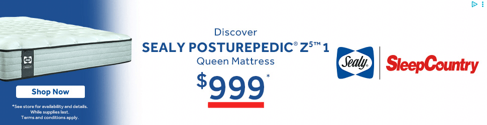 Sleep Country Canada campaigns first seen Feb 2026.