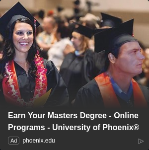 University of Phoenix campaigns first seen Mar 2026.