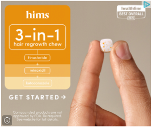 Hims campaigns first seen Aug 2025.