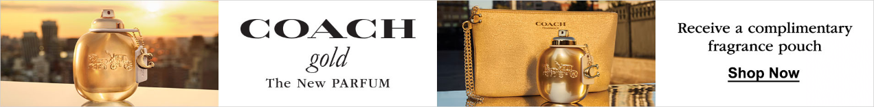 Coach Fragrances campaigns first seen Aug 2025.