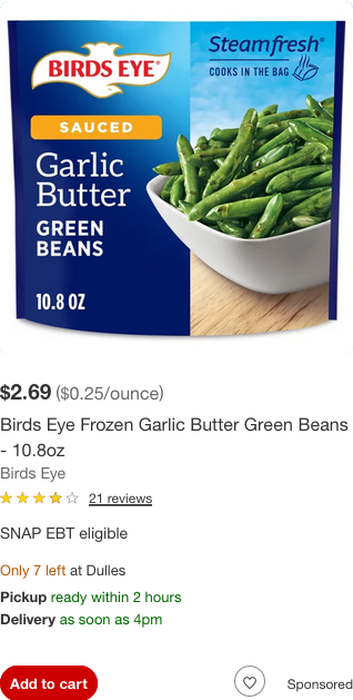 Pinnacle Foods campaigns first seen Oct 2025.