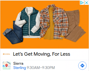 Sierra Trading Post campaigns first seen Mar 2025.