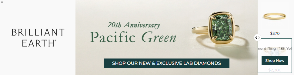 Brilliant Earth campaigns first seen Sep 2025.