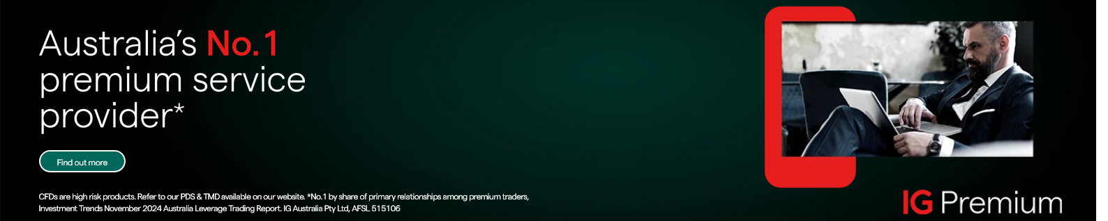 IG Group campaigns first seen Apr 2025.