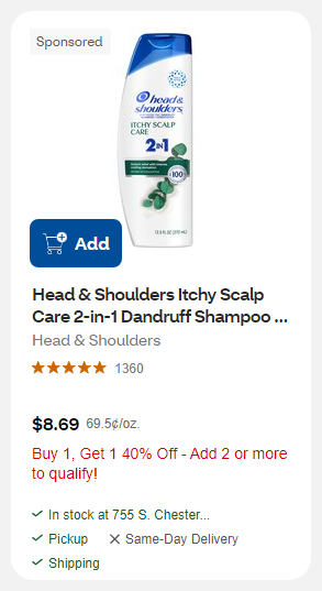 Head & Shoulders campaigns first seen Oct 2025.
