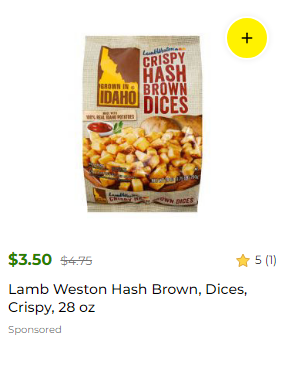 Lamb Weston campaigns first seen Nov 2024.