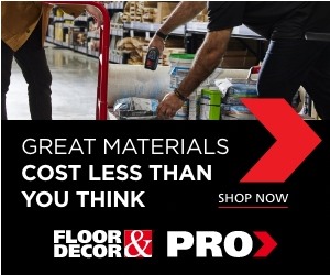 Floor & Decor campaigns first seen Aug 2025.