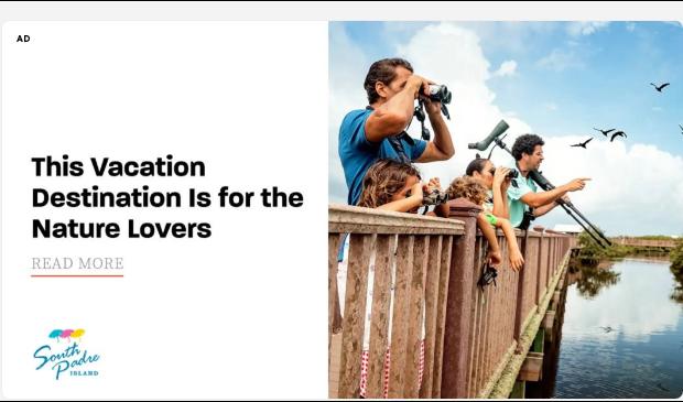 South Padre Island Convention Center & CVB campaigns first seen Jan 2026.