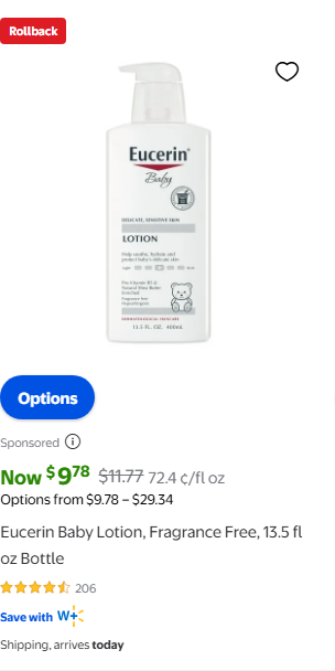 Eucerin campaigns first seen Mar 2025.