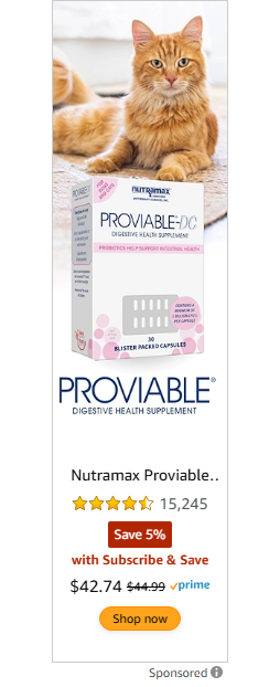 Nutramax Laboratories Consumer Care campaigns first seen Feb 2025.