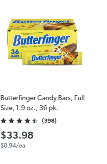 Butterfinger campaigns first seen Feb 2025.
