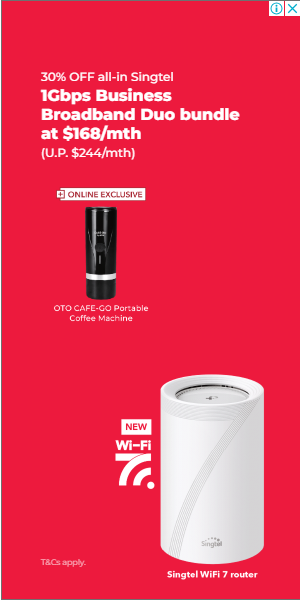 Temasek campaigns first seen Apr 2025.