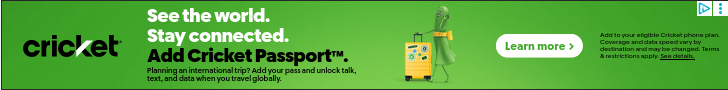 Cricket Communications campaigns first seen Nov 2025.