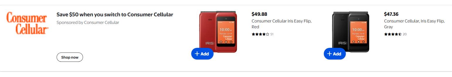 Consumer Cellular campaigns first seen Feb 2025.