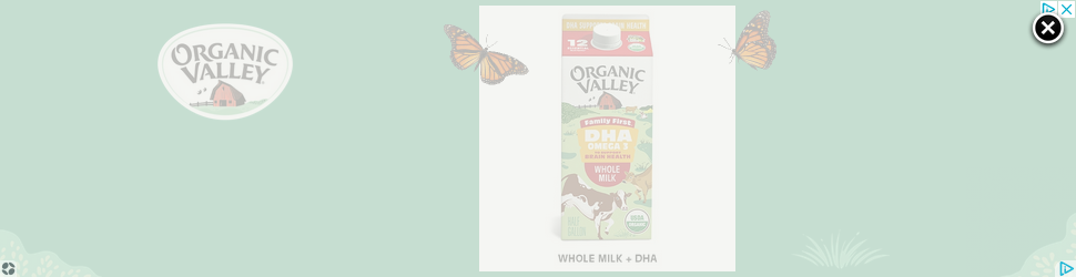 Organic Valley campaigns first seen Jun 2025.