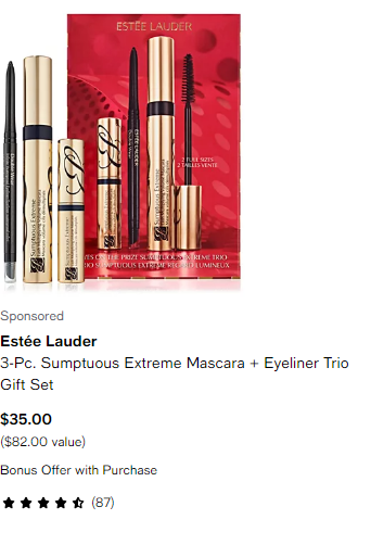 Estee Lauder Cosmetics campaigns first seen Nov 2025.