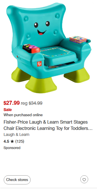 Fisher-Price campaigns first seen Dec 2025.