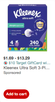 Kleenex campaigns first seen Jun 2025.